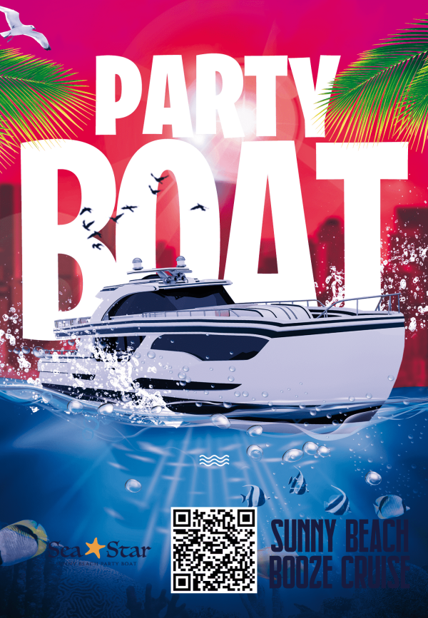 Sunny Beach Booze Cruise (Boat Party)